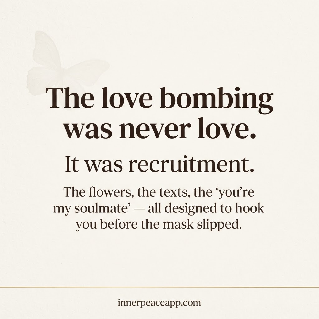 "Love bombing was recruitment" — Exposure Post