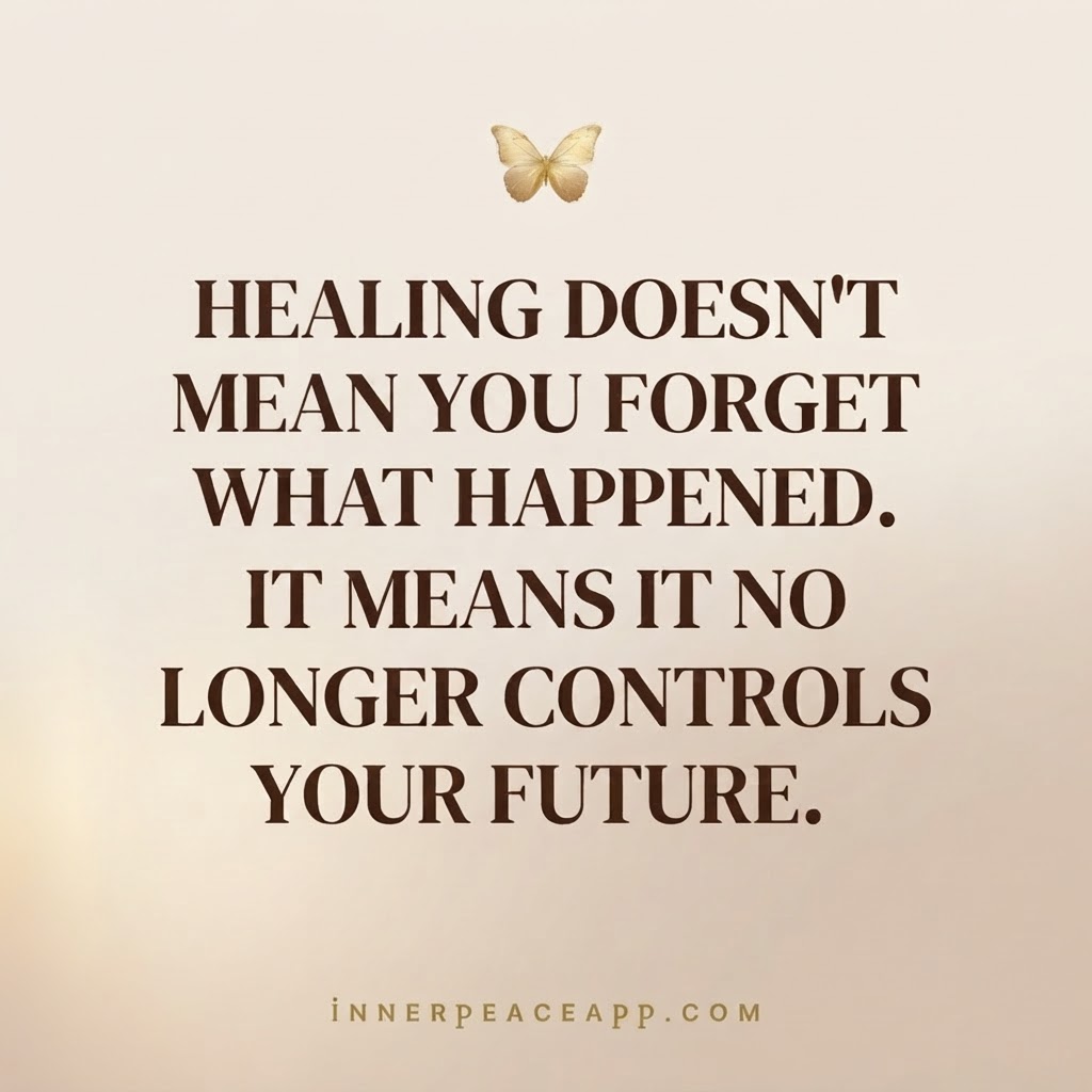 "Healing doesn't mean forgetting" — Growth Post