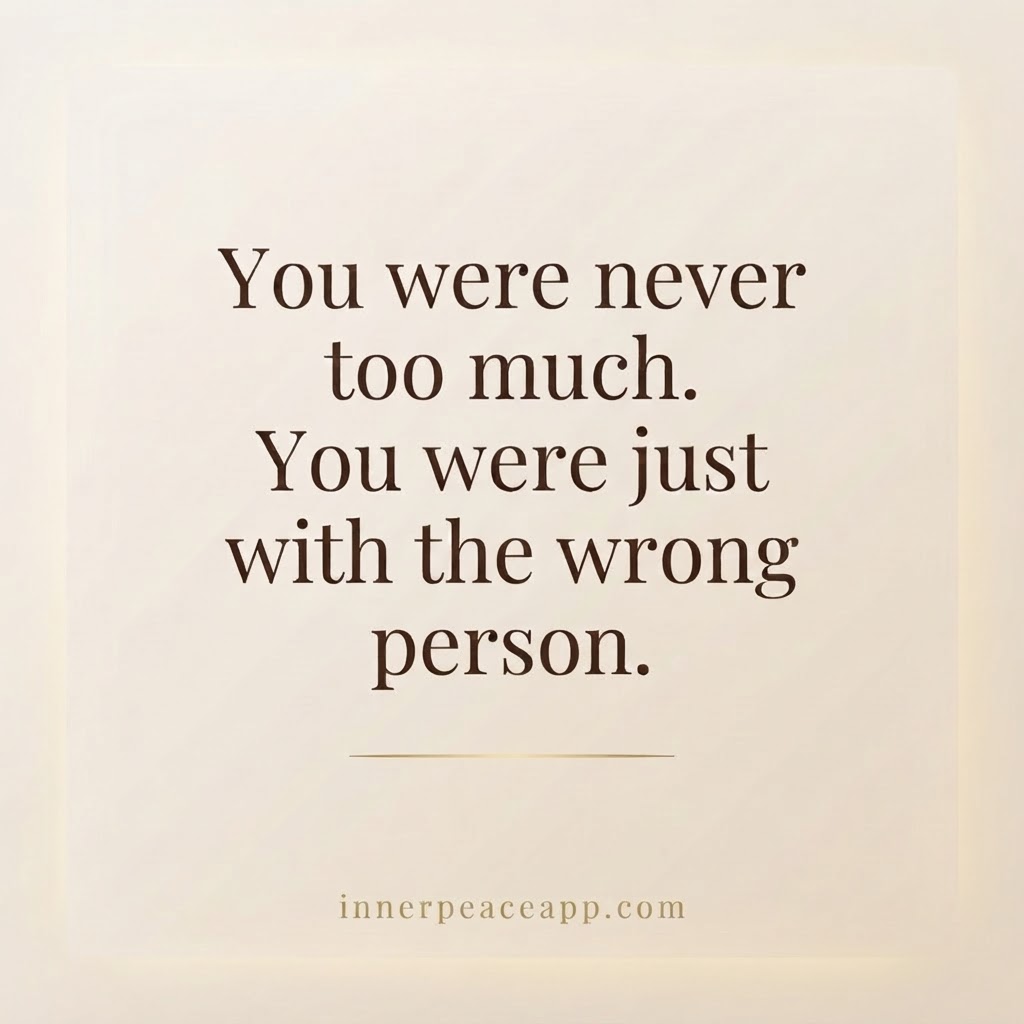 "You were never too much" — Founder Story Post