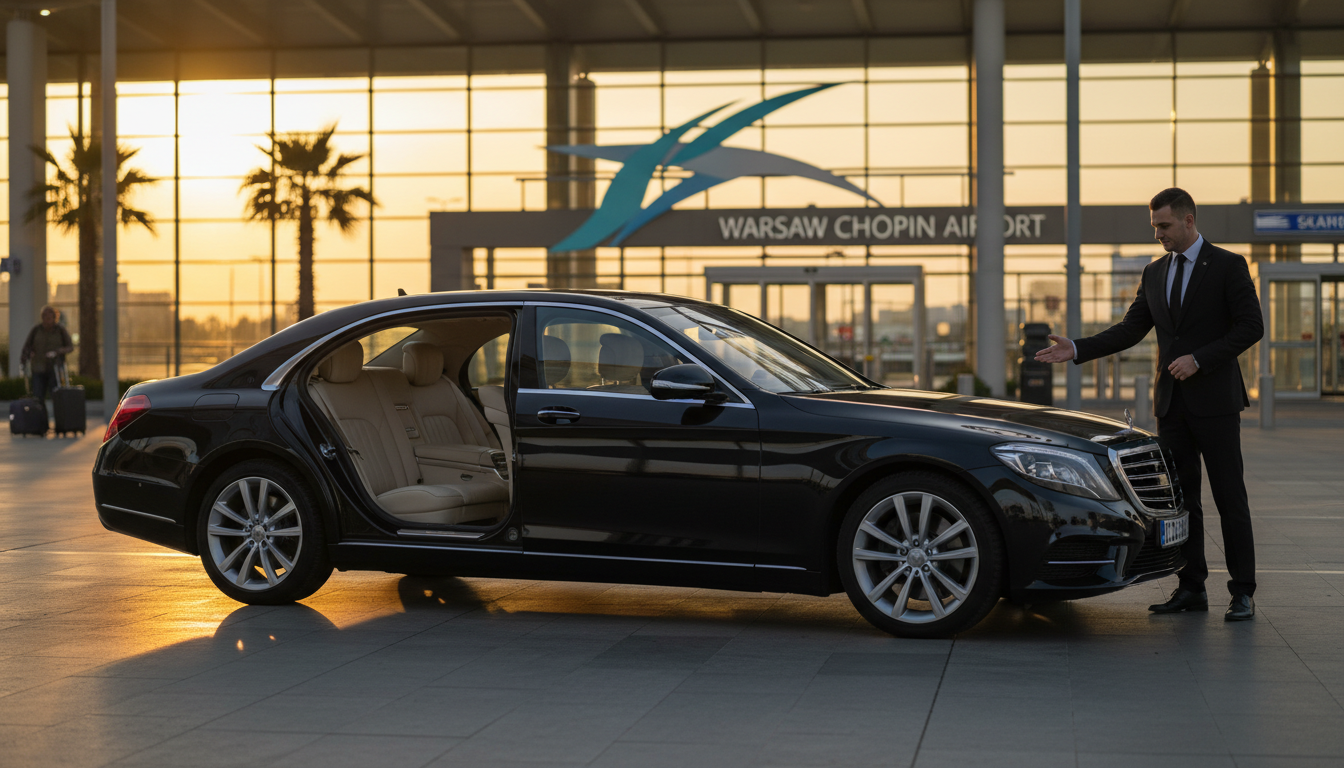 Premium transfer lotniskowy Warszawa