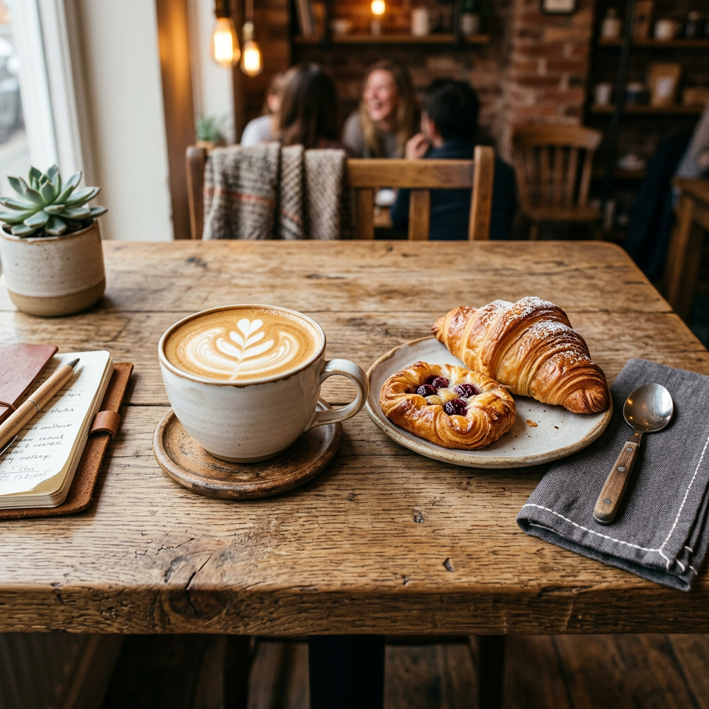Coffee shop behind the scenes