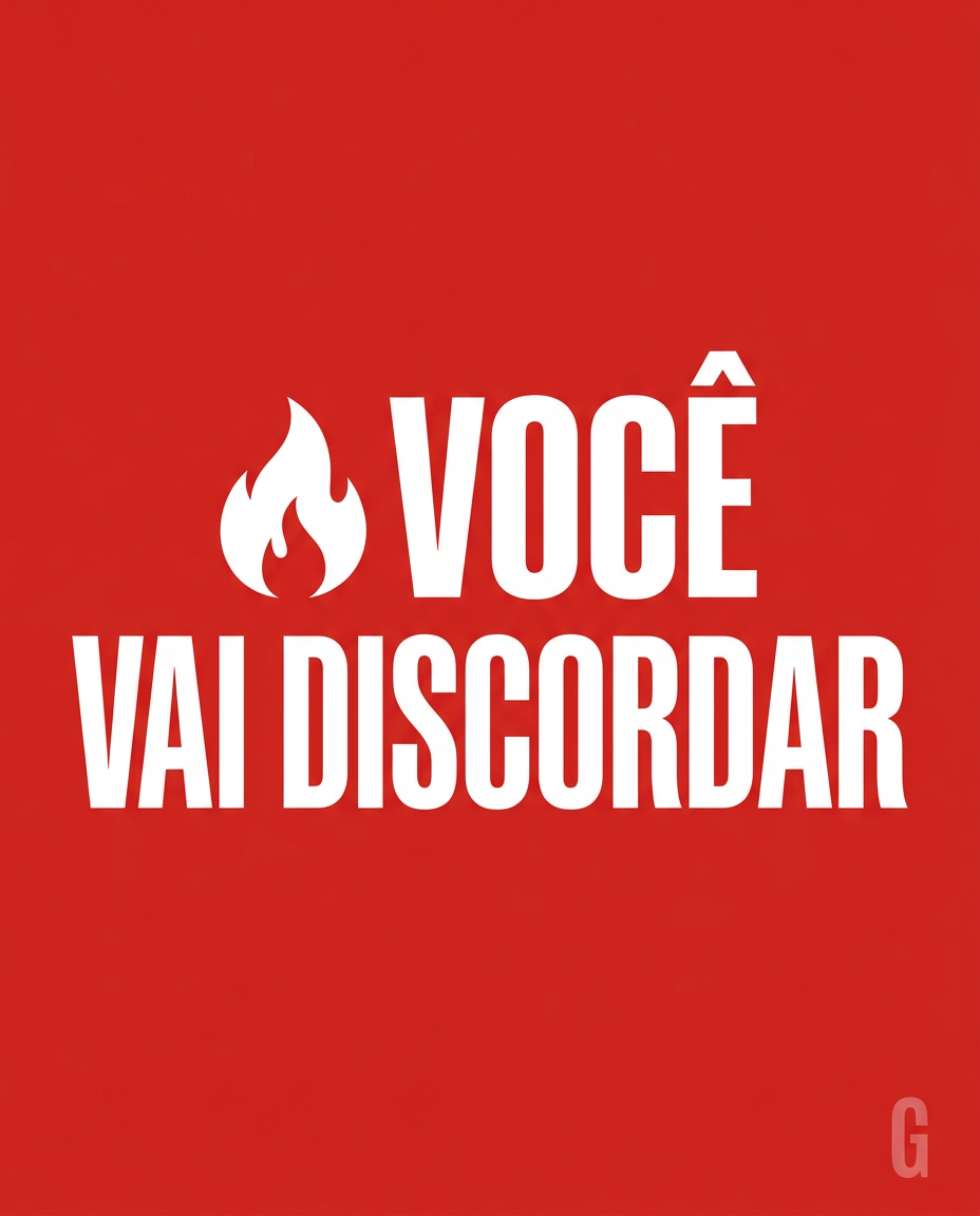 Slide 1 — GANCHO (vermelho · polêmica)
