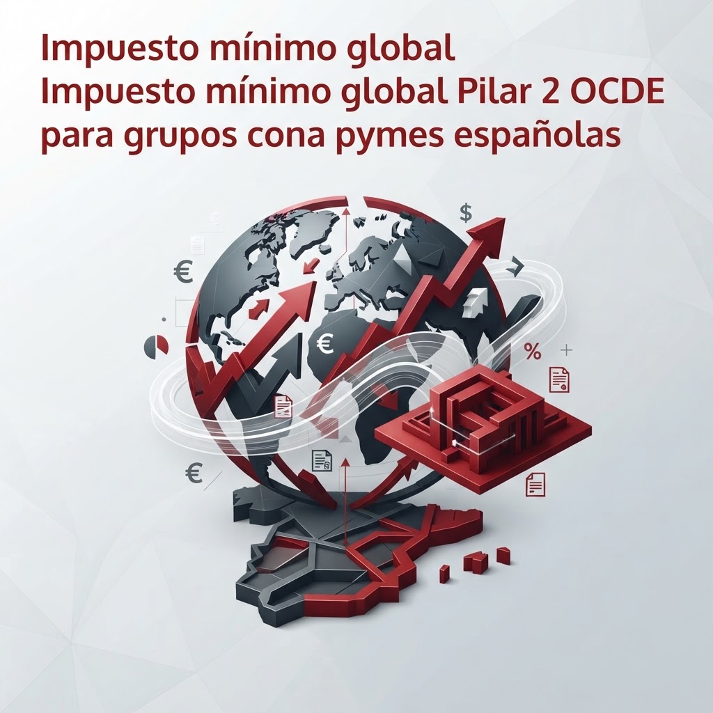 Imagen de portada: Impuesto mínimo global Pilar 2 OCDE para grupos con pymes españolas