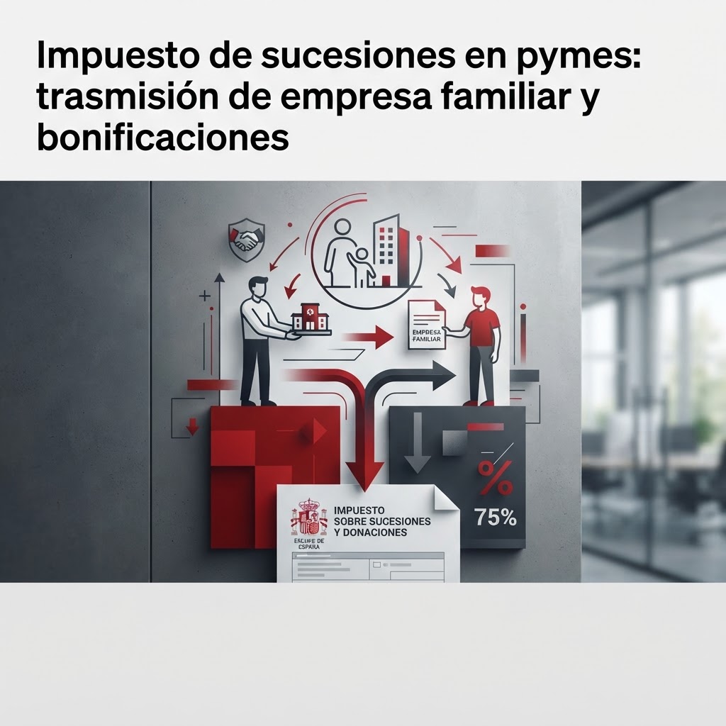 Imagen de portada: Impuesto de sucesiones en pymes: trasmisión de empresa familiar y bonificaciones
