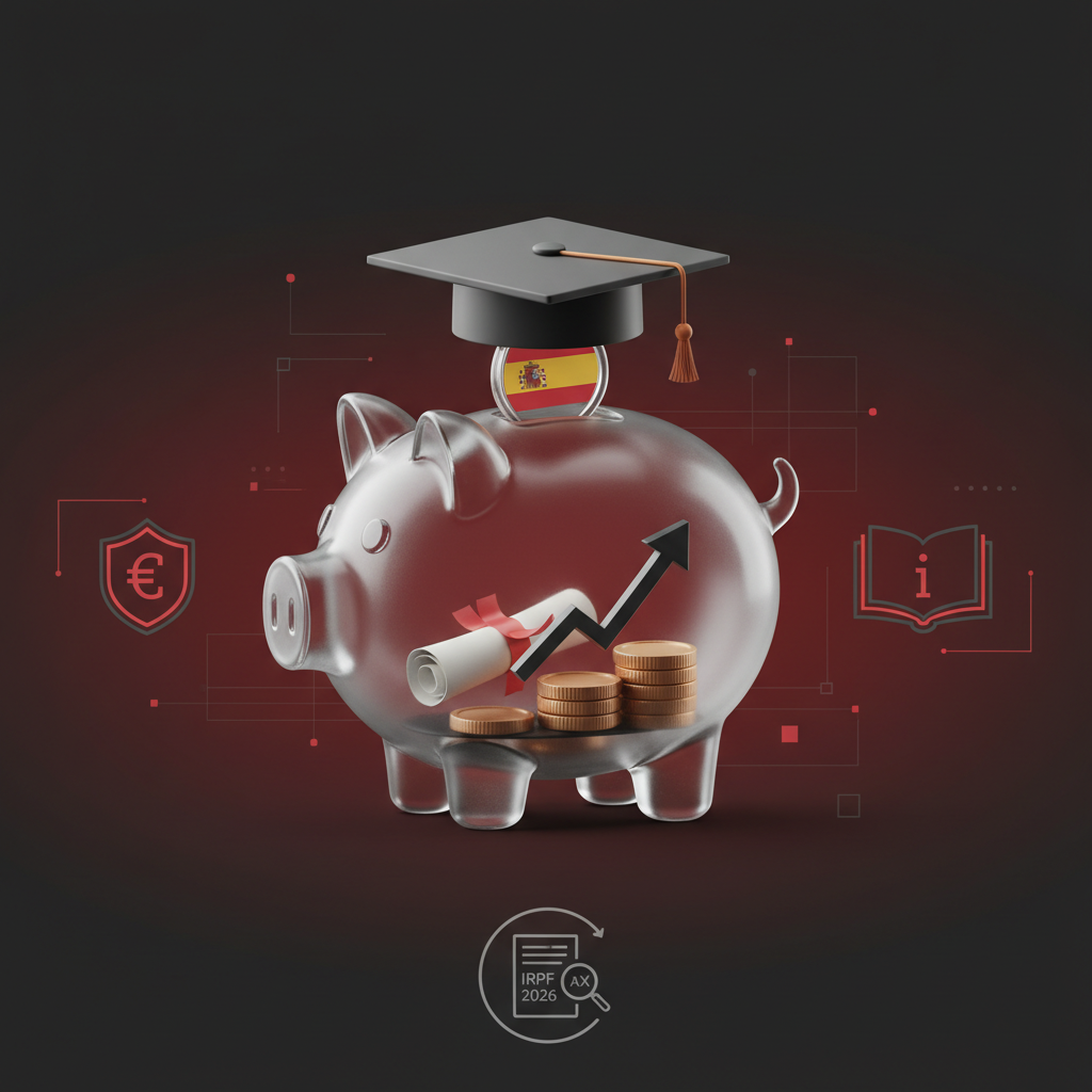 Imagen de portada: Deducción por Gastos Educativos IRPF 2026: Guía Técnica