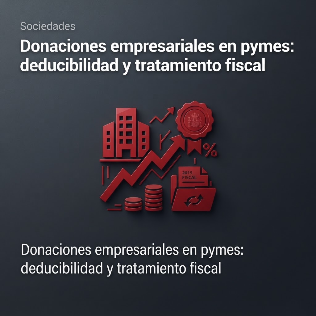 Imagen de portada: Donaciones empresariales en pymes: deducibilidad y tratamiento fiscal
