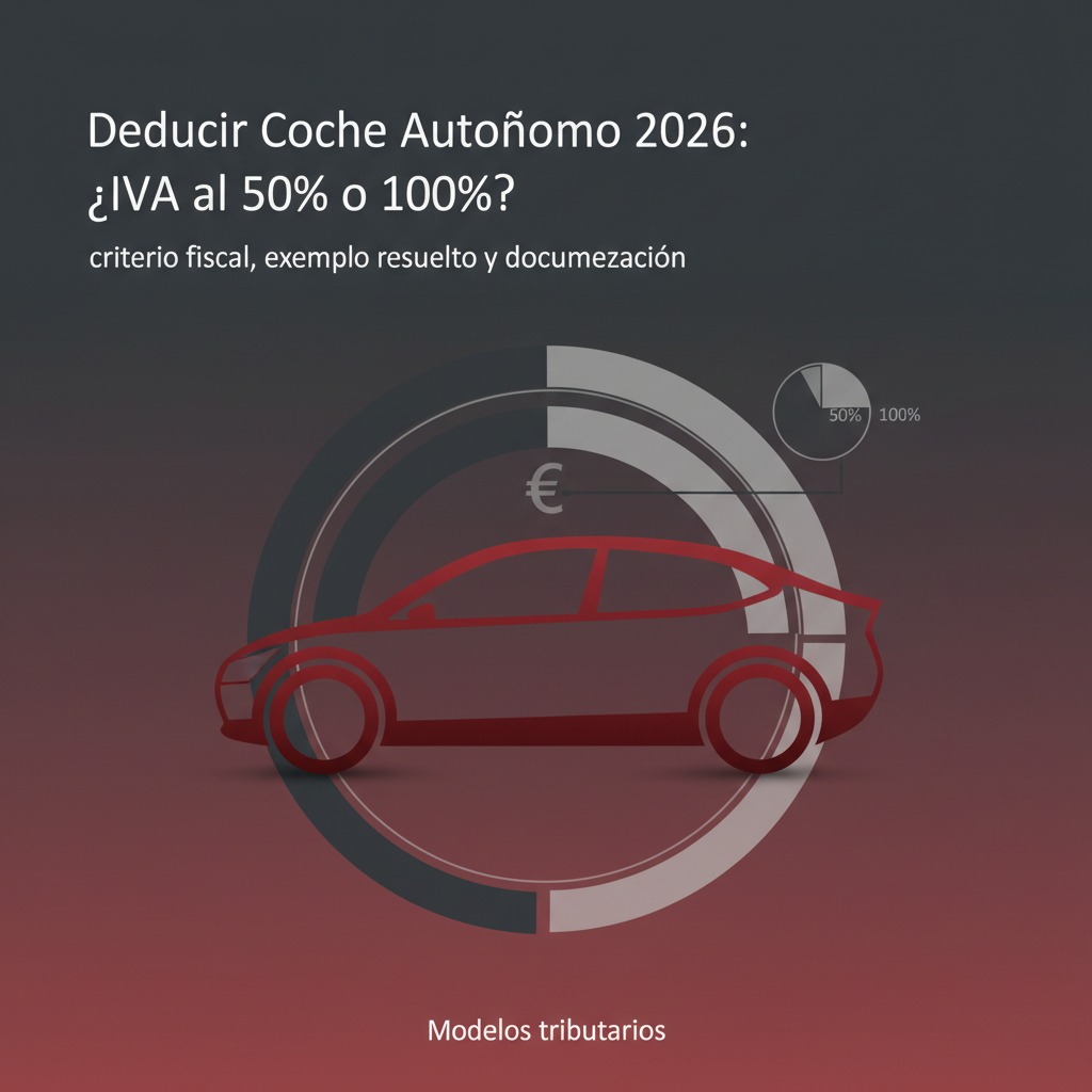 Imagen de portada: Deducir el Coche del Autónomo en 2026: Reglas de IVA e IRPF