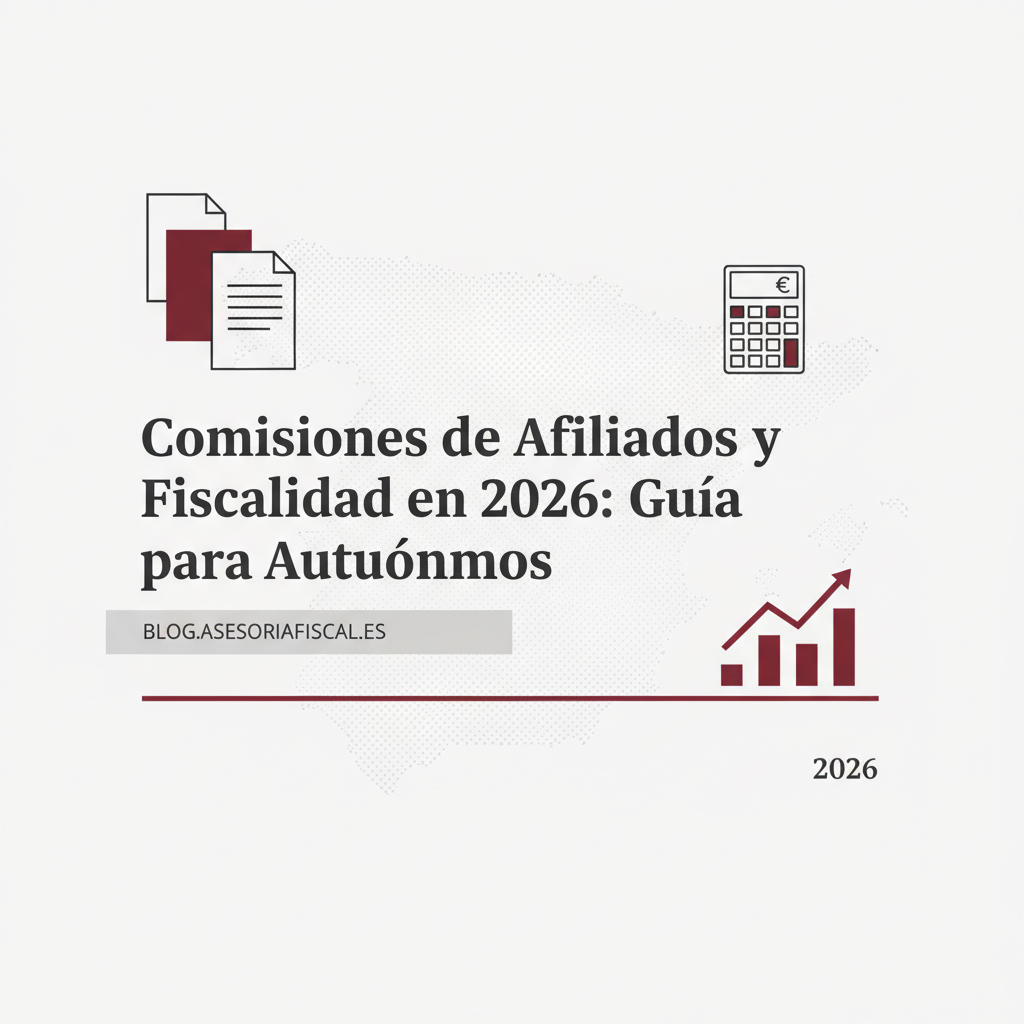 Imagen de portada: Fiscalidad de Afiliados en 2026: Guía para el Autónomo Digital