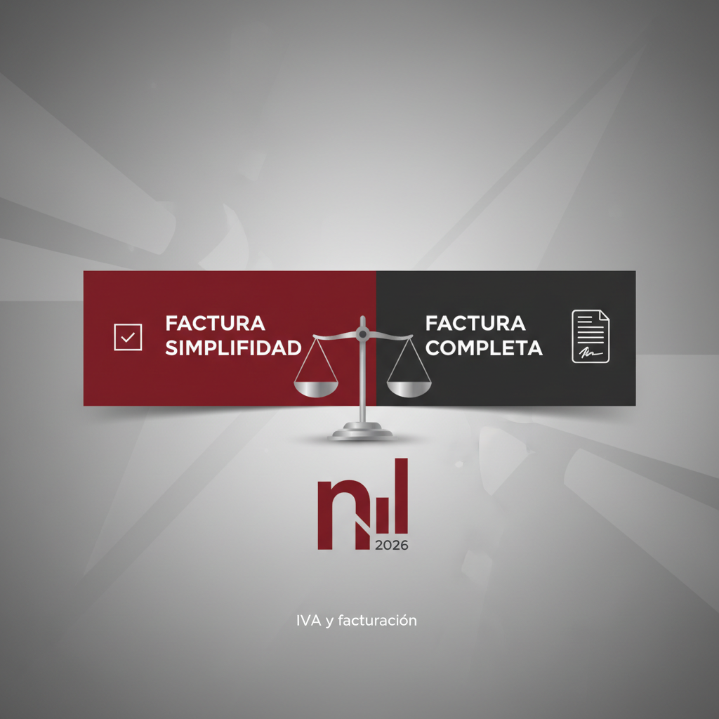 Imagen de portada: Factura Simplificada y Completa: Requisitos AEAT en 2026
