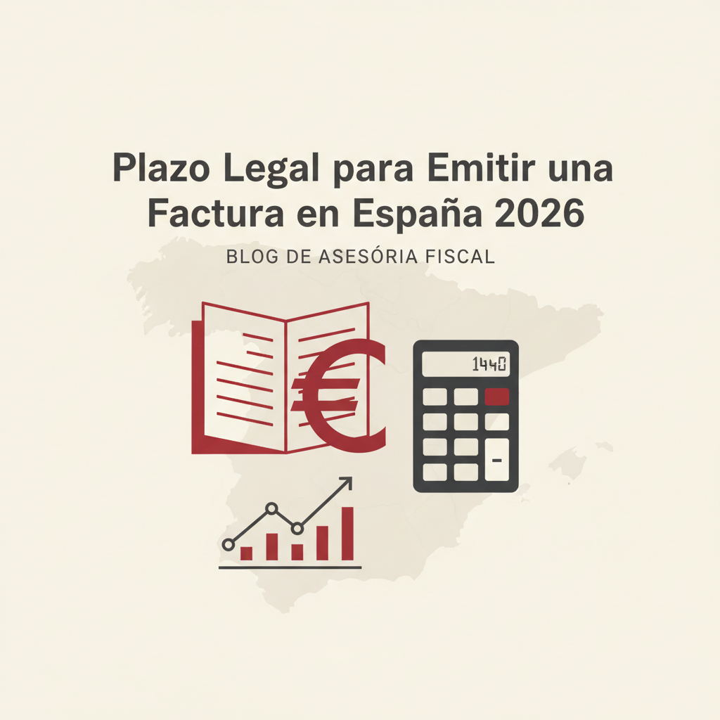 Imagen de portada: Plazo Legal para Emitir Facturas en 2026 y Sanciones de la AEAT