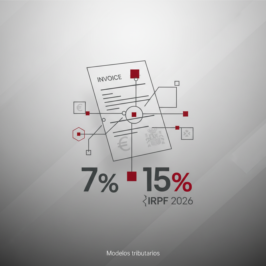Imagen de portada: Guía de Retención IRPF 2026: Cuándo Aplicar el 7% o el 15%