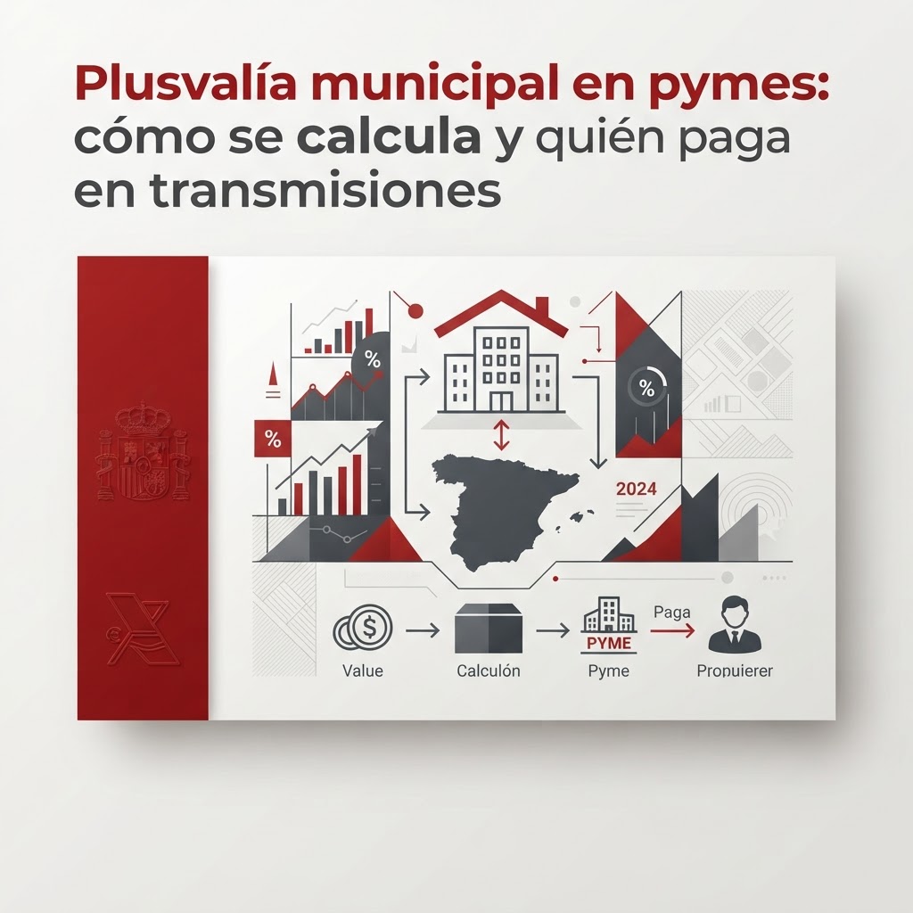 Imagen de portada: Plusvalía municipal en pymes: cómo se calcula y quién paga en transmisiones