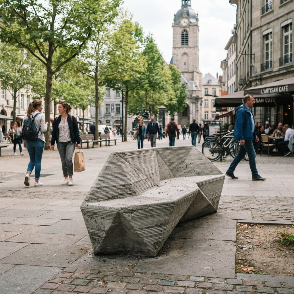 Urban Origami Bench