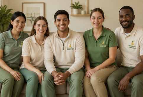 Five Golden Pear staff members
