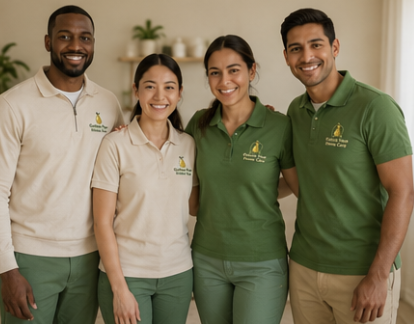 Four Golden Pear staff members