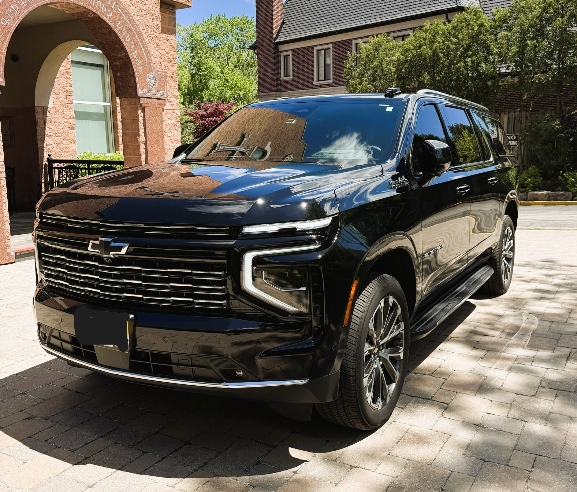 2026 Suburban High Country exterior executive black