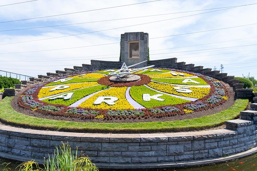 Niagara Parks Floral Clock along the Niagara Parkway