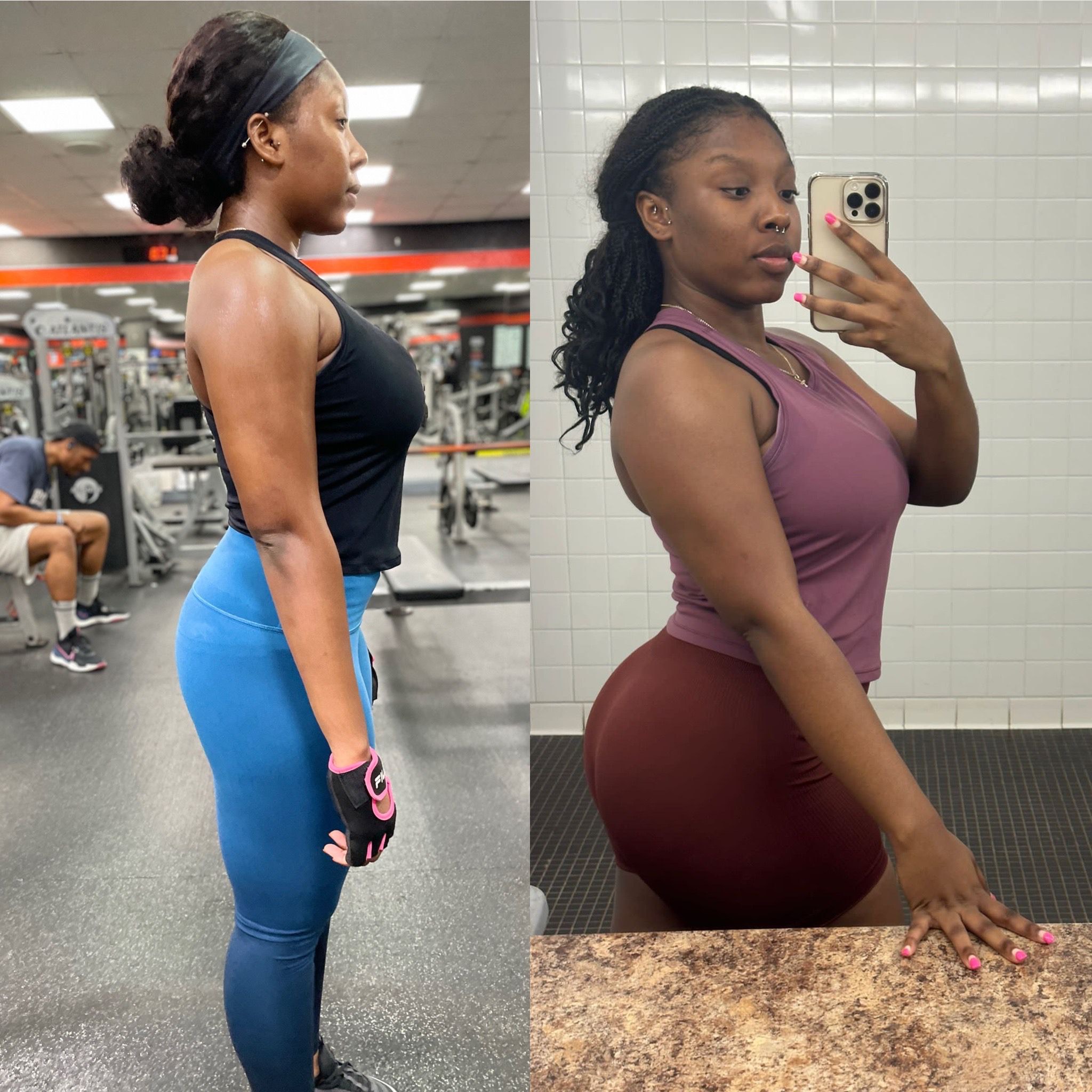 VFitness client transformation preview 2