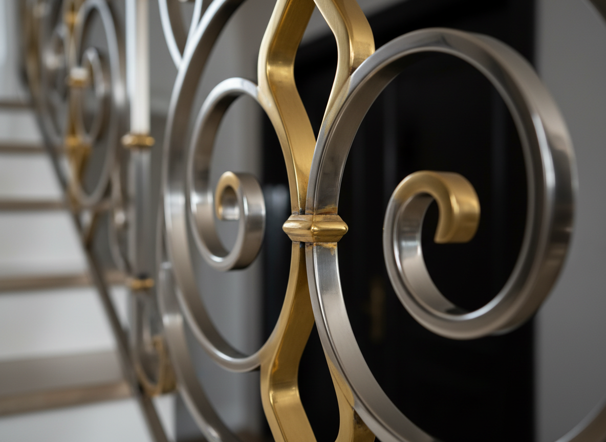 Custom metalwork craftsmanship detail