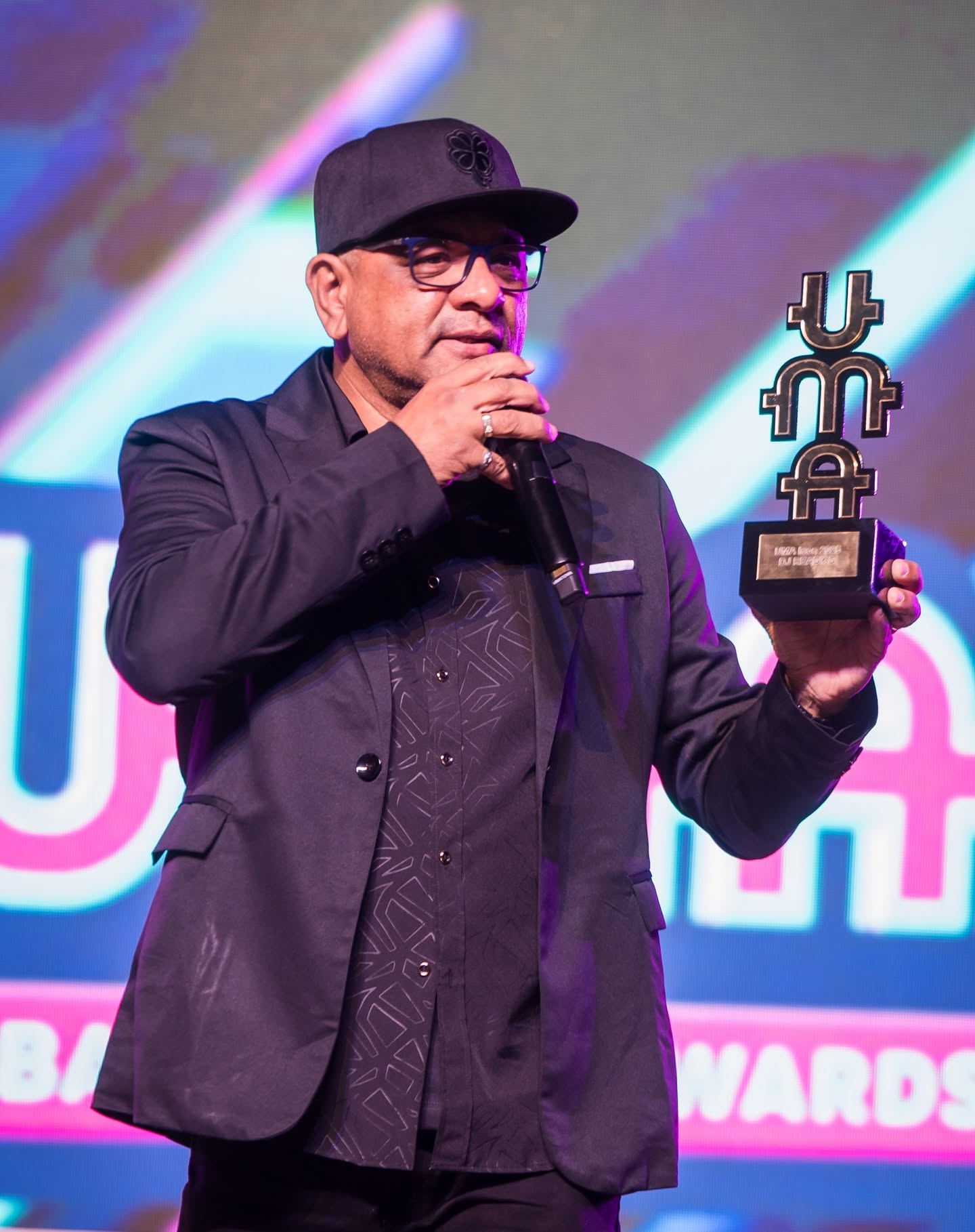 On Stage at the Urban Music Awards