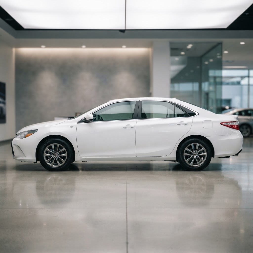 White 2015 Toyota Camry