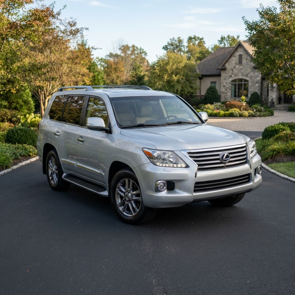 Silver 2010 Lexus LX 470