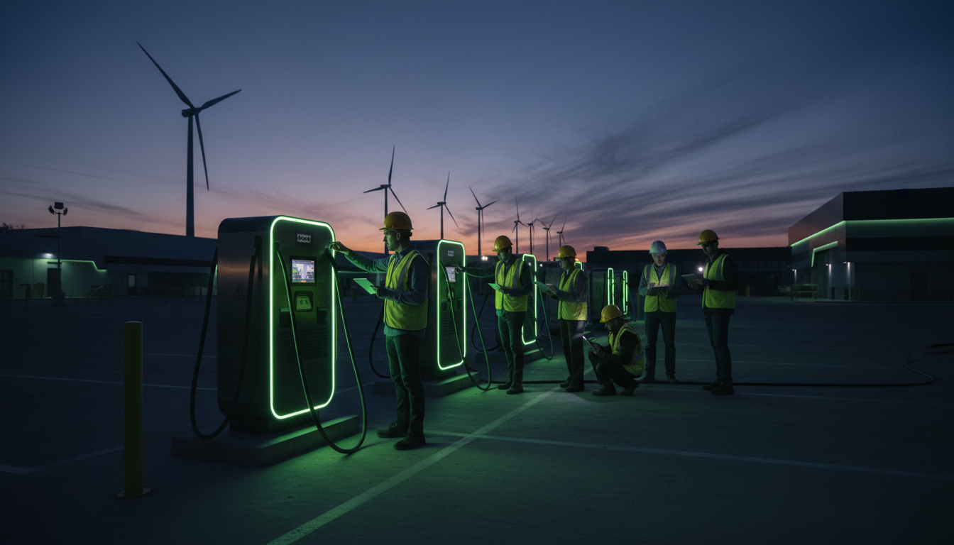 EV charging infrastructure concept