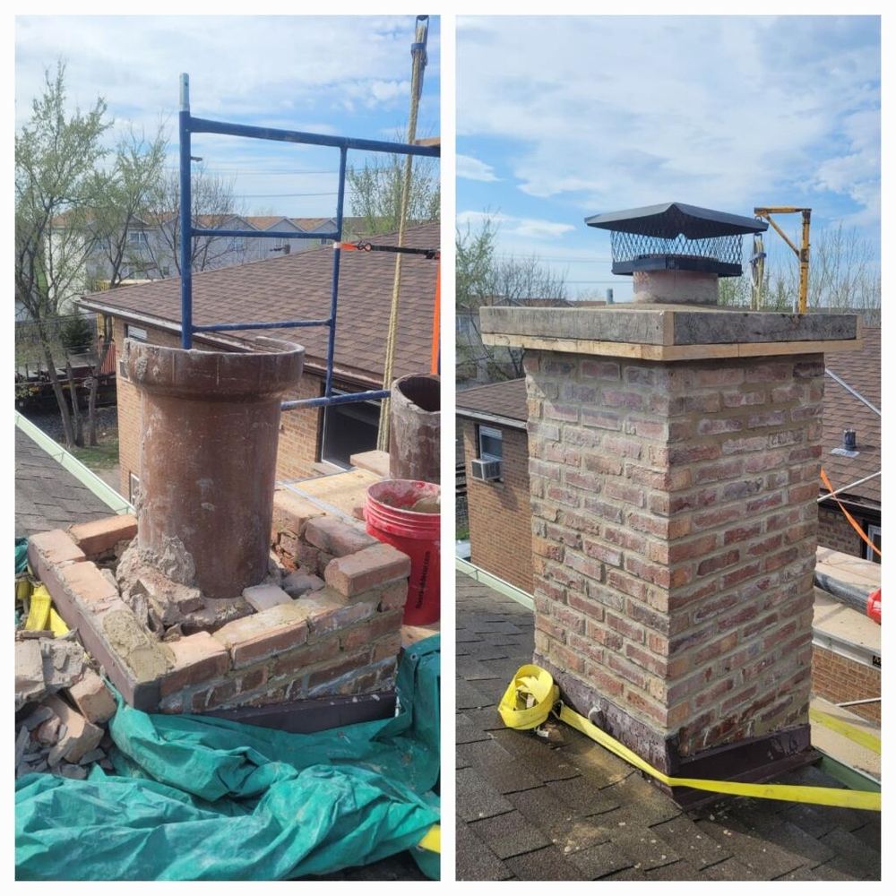 Full chimney rebuild