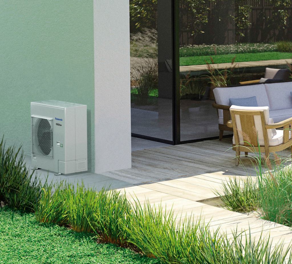 Panasonic outdoor unit — compact, quiet, and designed for Australian conditions