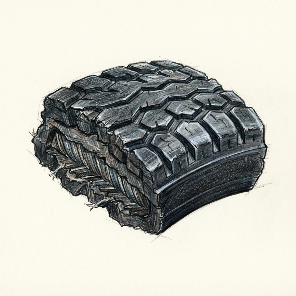 Tire Fragment