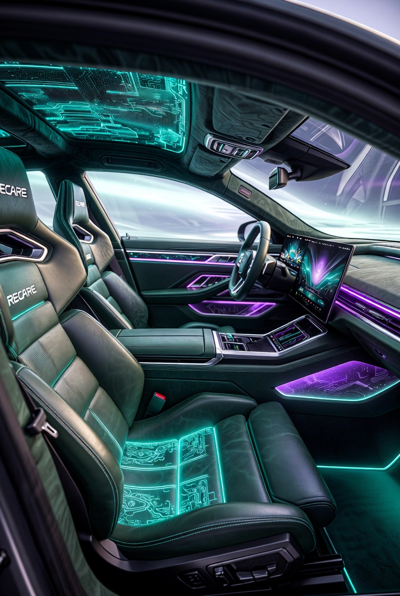 Cyan Forest Recaro Cockpit