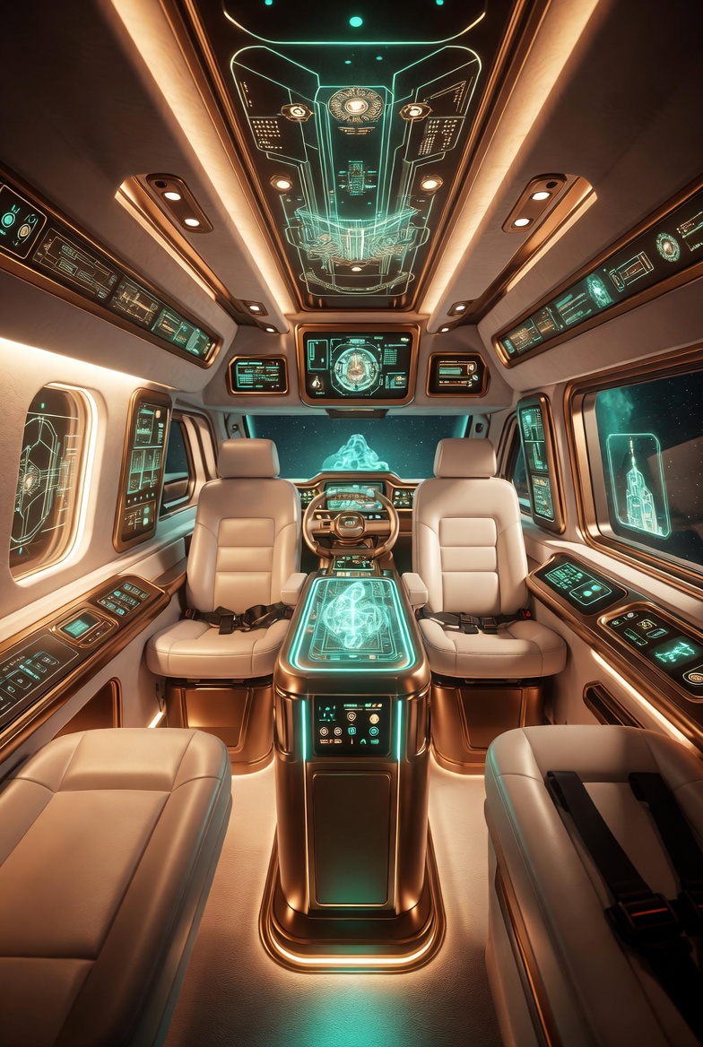 Cream Gold Holo Cockpit