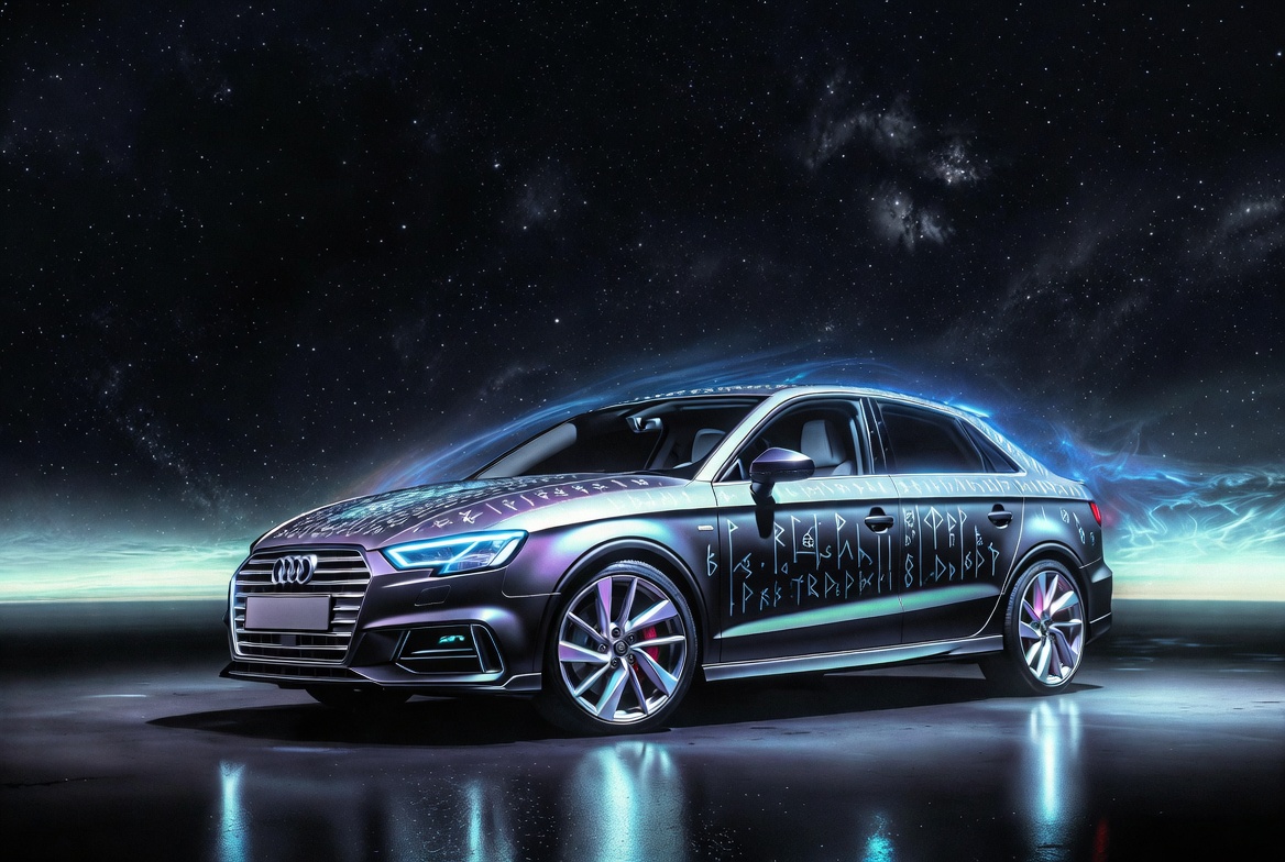 Runic Blue Aura Sedan