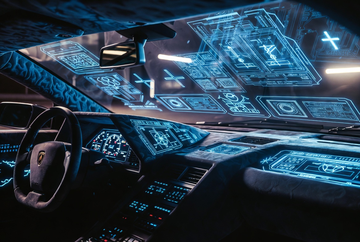 Lambo Neural HUD Cockpit