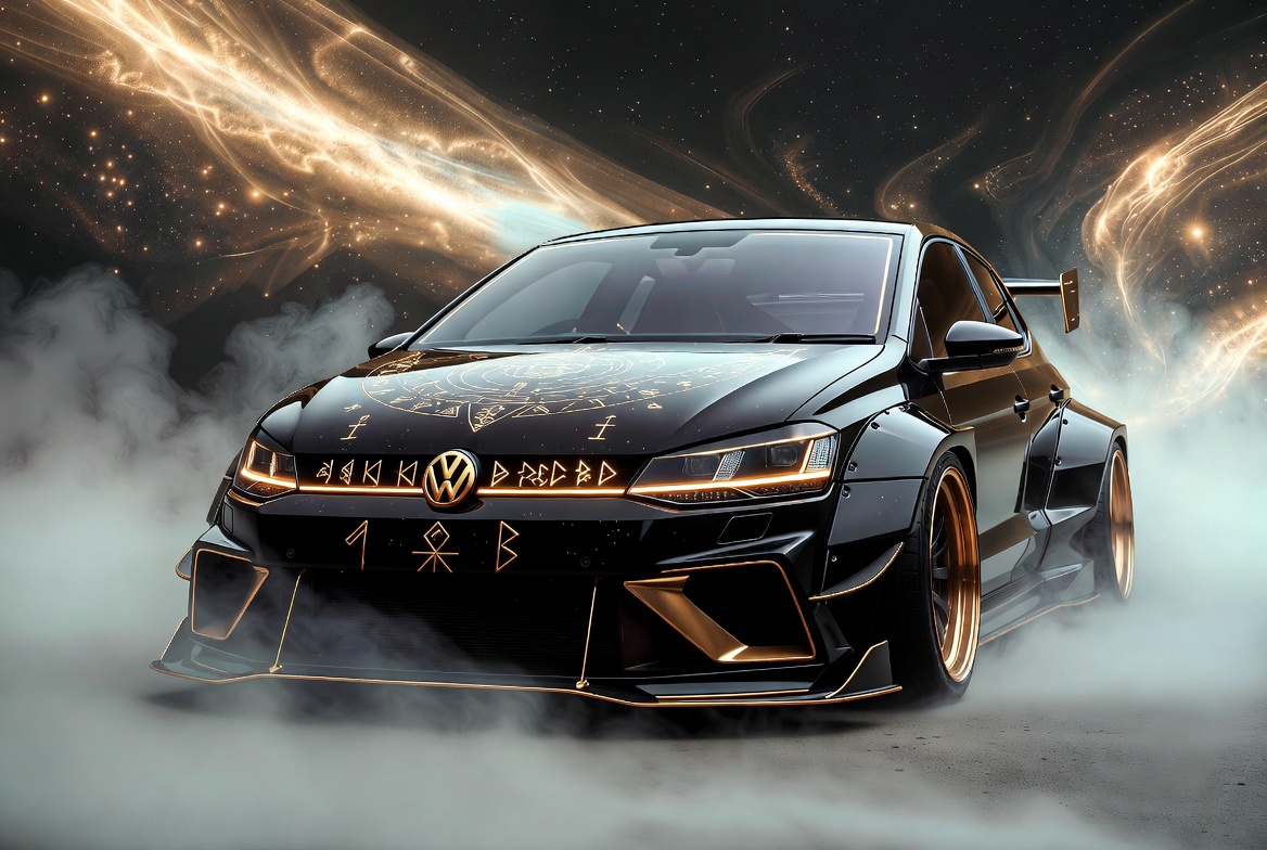 Matte-Black Runic Golf