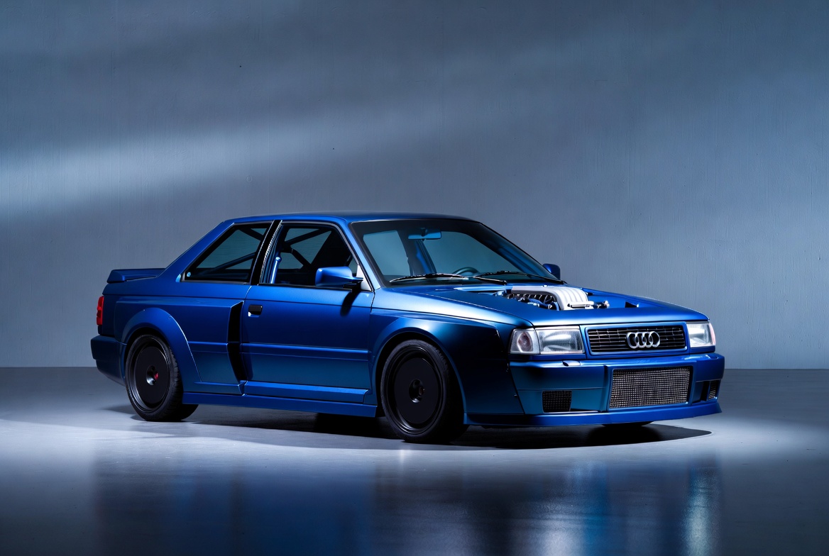 Boxy Blue Coupe