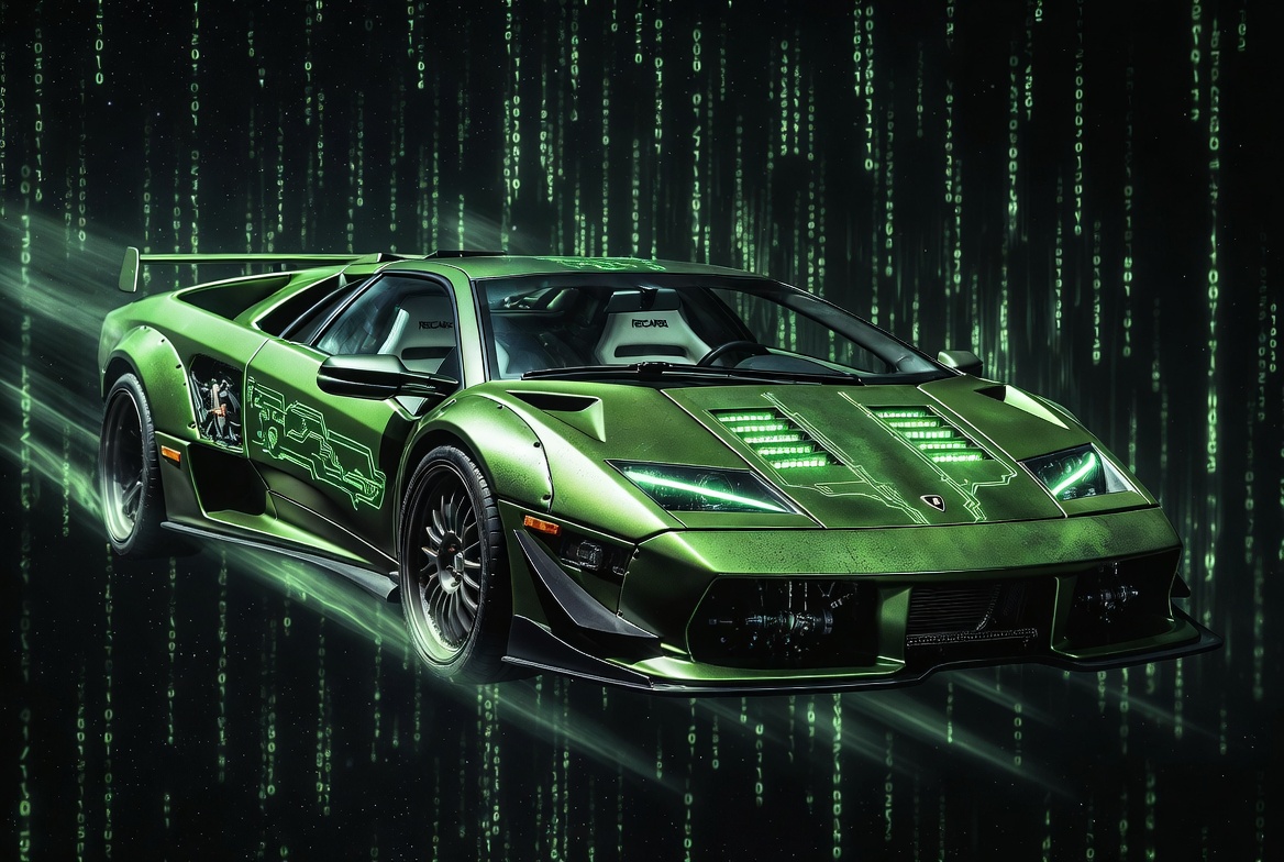 Olive Matrix Runner Lambo