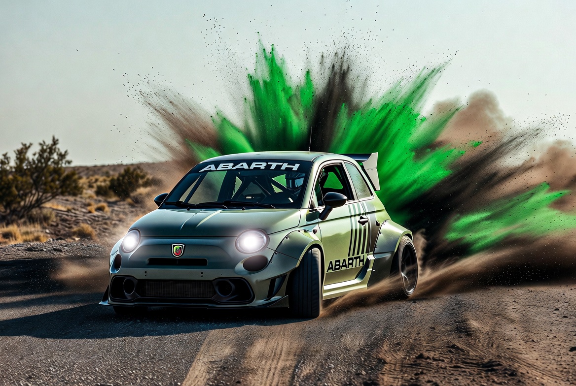 Desert Abarth Slide