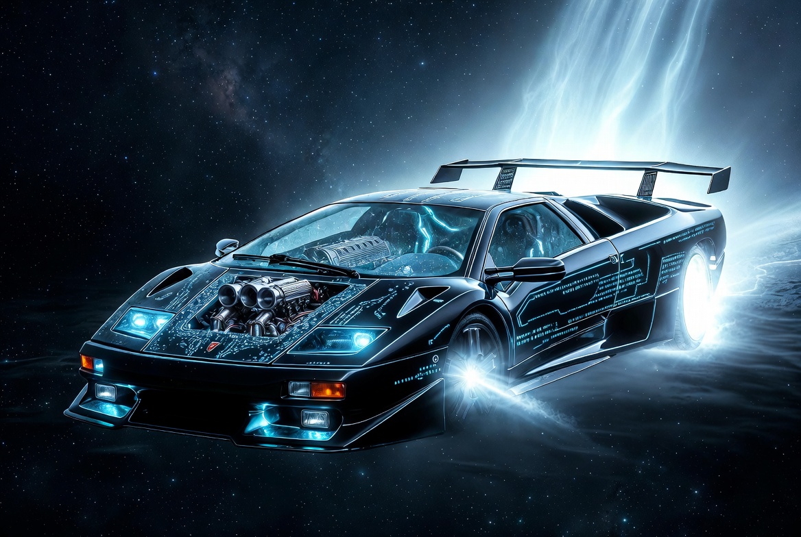 Exposed Engine Void Lambo