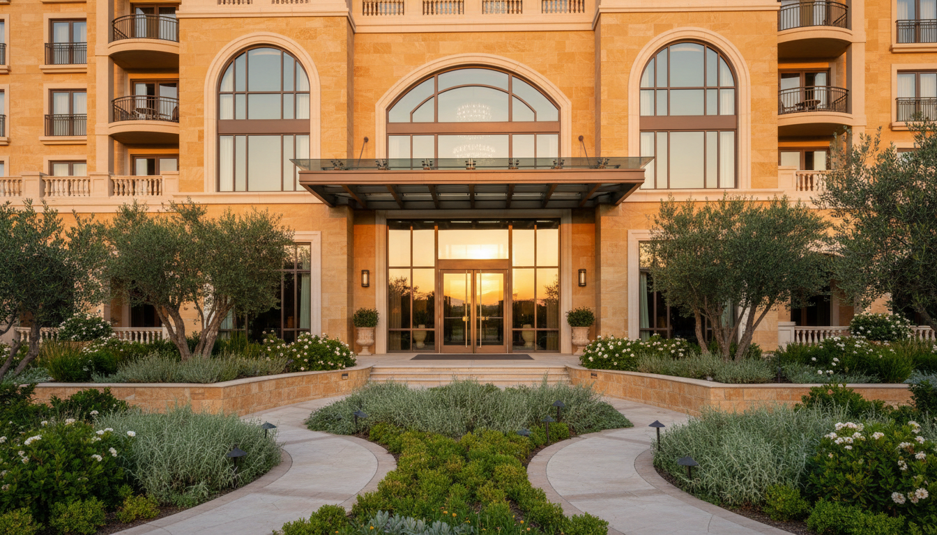 A beautiful modern senior living community