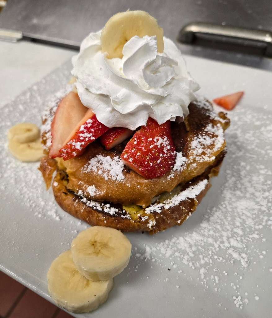 Stuffed Croissant French Toast