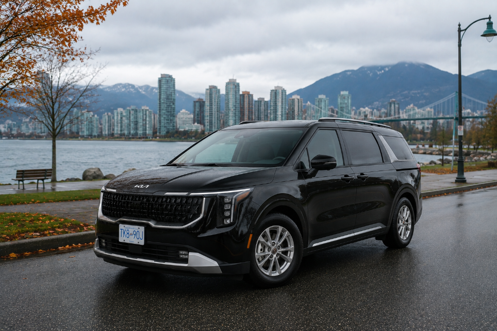 2024 Kia Carnival for rent in Vancouver - Luxury car rental near YVR airport