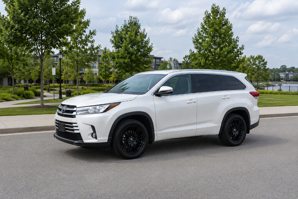 2019 Toyota Highlander for rent in Vancouver - Luxury car rental near YVR airport