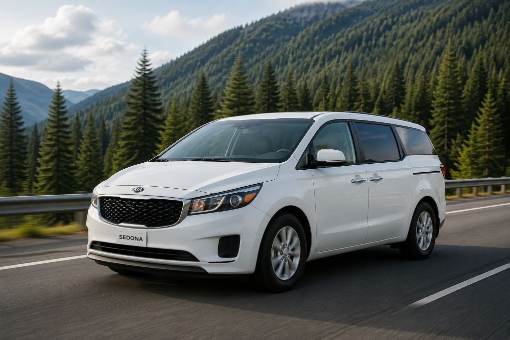 2017 Kia Sedona for rent in Vancouver - Luxury car rental near YVR airport