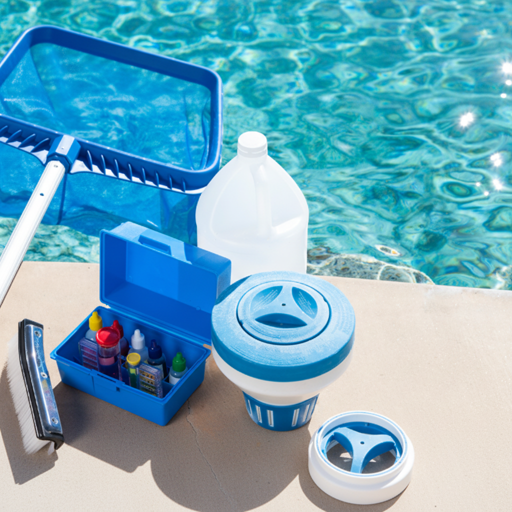 Pool Chemical Treatment by Barefoot Pool Services