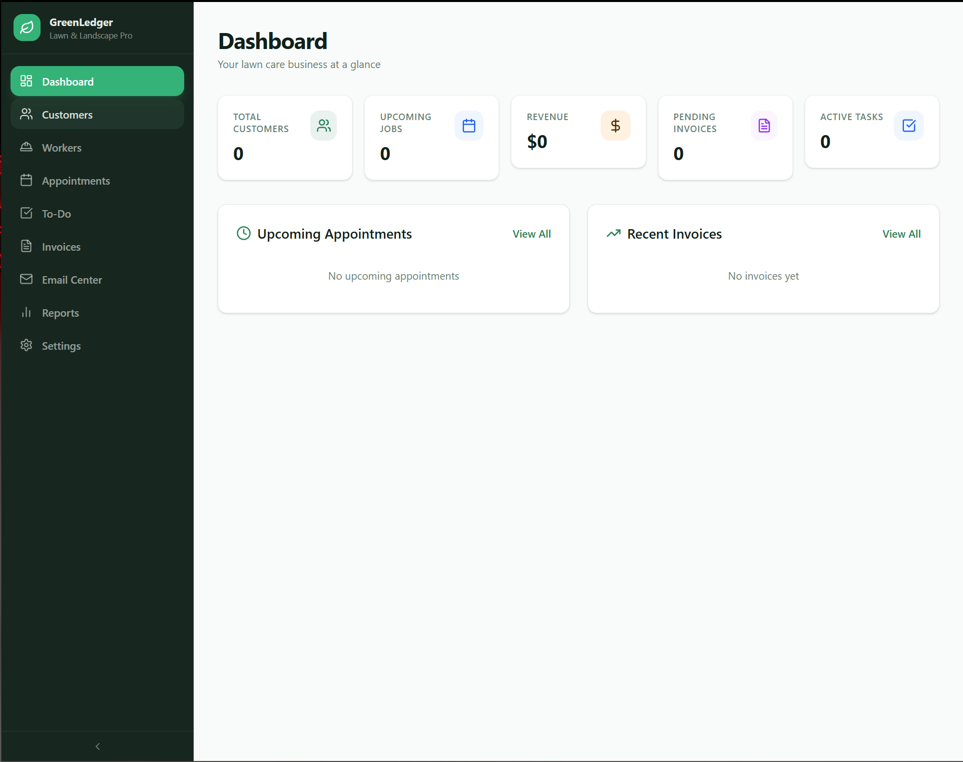 GreenLedger template preview