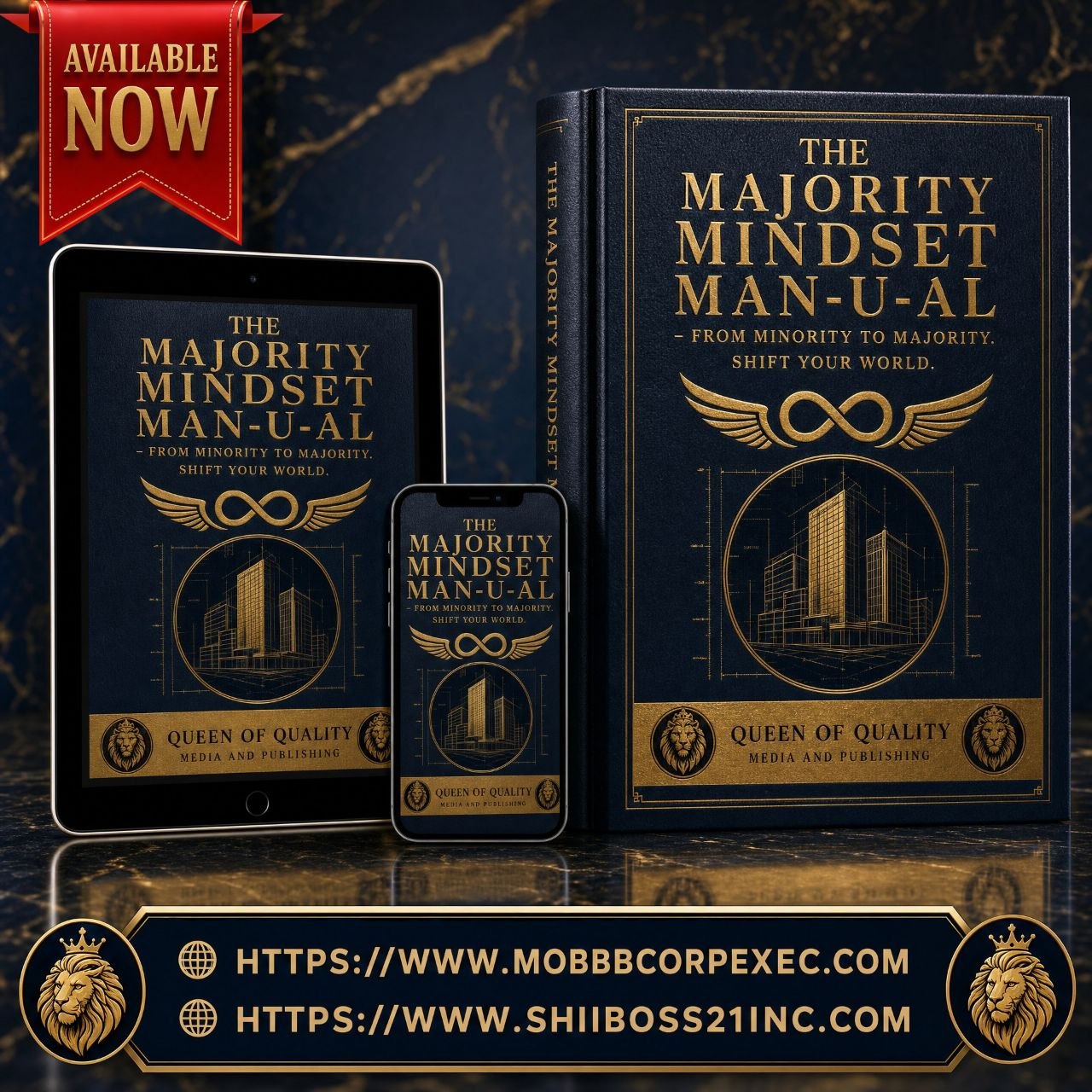 The Majority Mindset Manual — Mockup