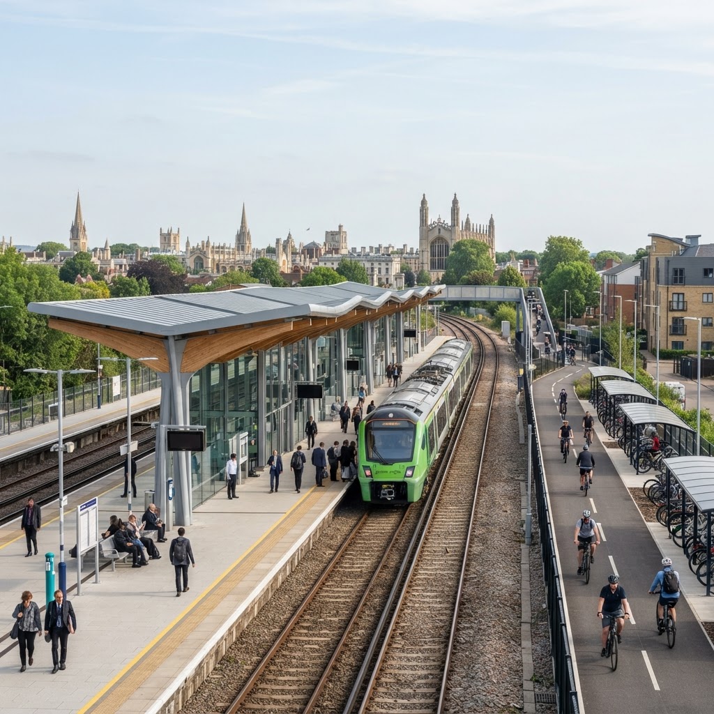 Cambridge South railway station guide and transport infrastructure