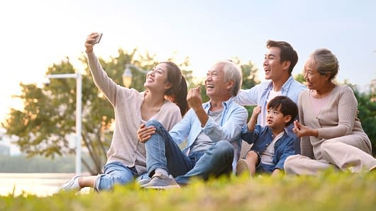 Happy family