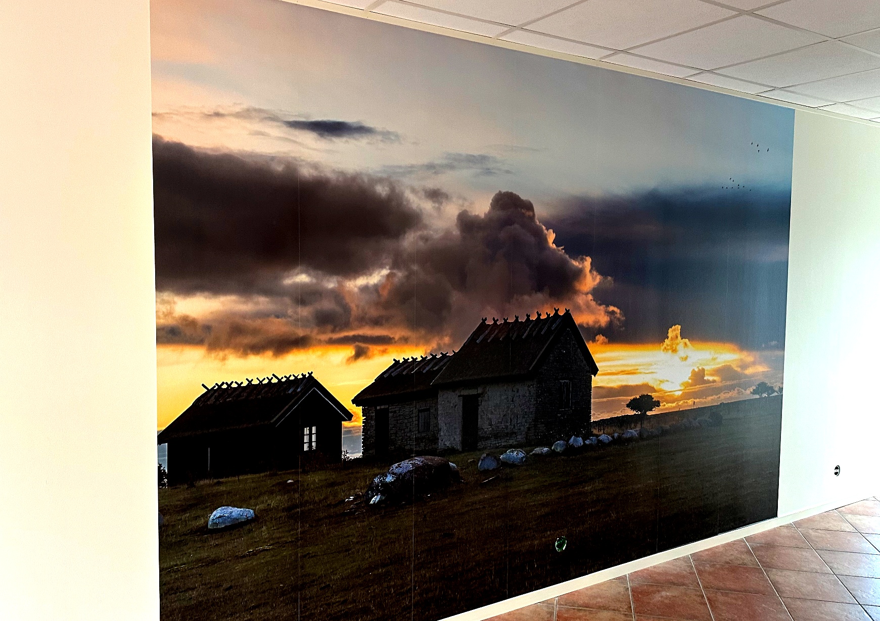 Väggmural – Färjestaden